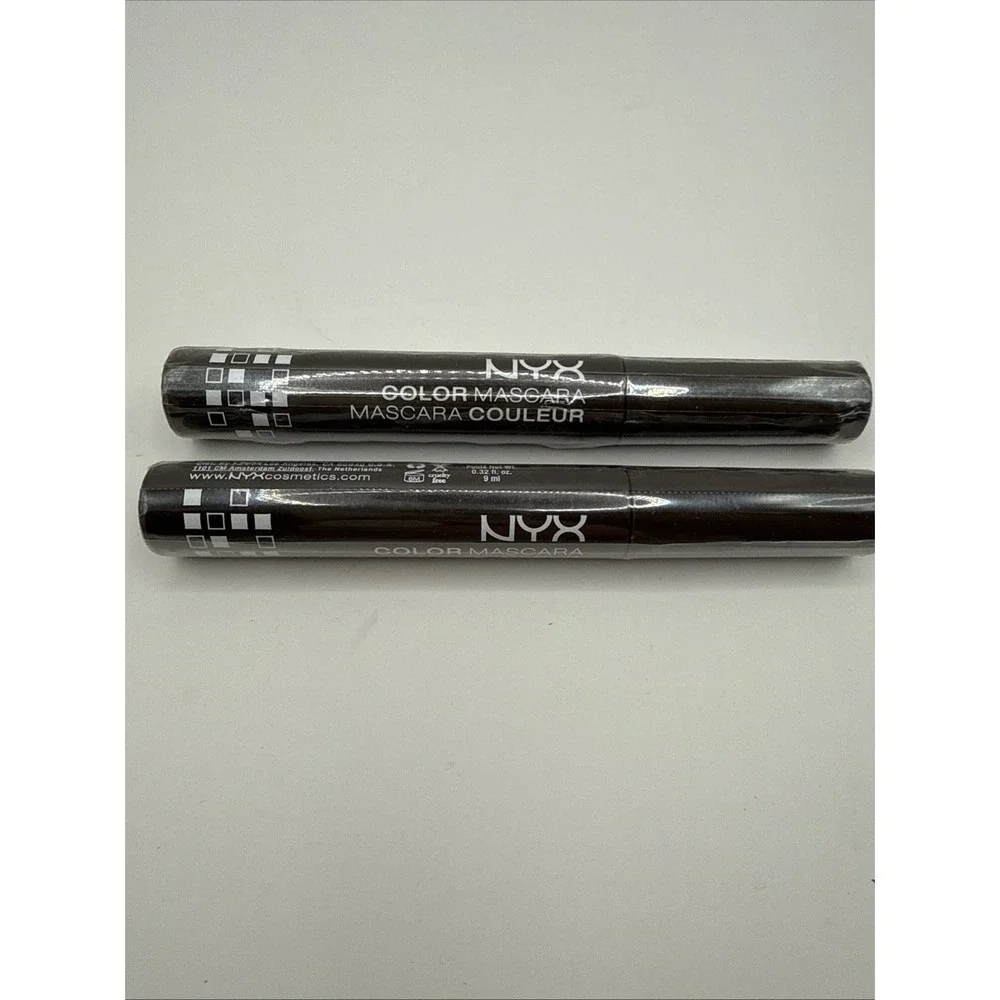 NYX Color Mascara CM03 Brown 0.32 oz / 9 ml *NEW* Lot‎ Of 2